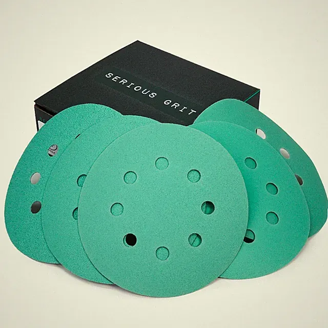 5" 8-Hole Sanding Discs Hook & Loop Sandpaper for Orbital Sanders 40-2000 Grit
