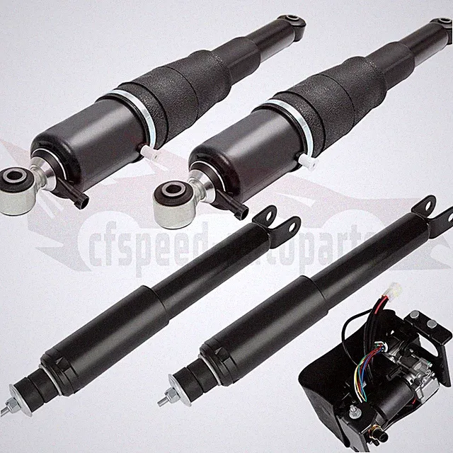 5 Front Rear Air Suspension Shock Air Compressor For Cadillac Escalade EXT ESV