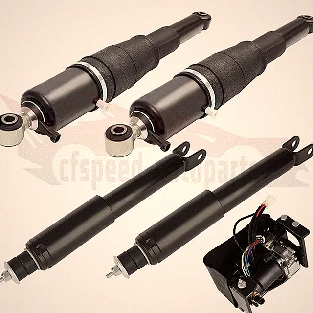 5 Front Rear Air Suspension Shock Air Compressor For GMC Yukon XL 1500 Denali