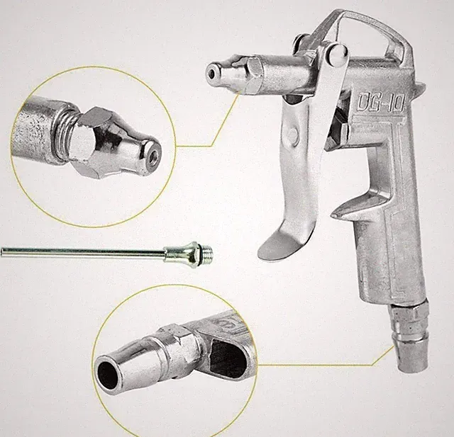 Air Blow Gun Tool Set Pistol Trigger Compressor Accessory Tools Dust Cleaning US