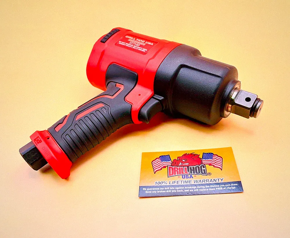 Drill Hog® 3/4" Air Impact Wrench Gun Composite 2,400 Foot LBS Lifetime Warranty