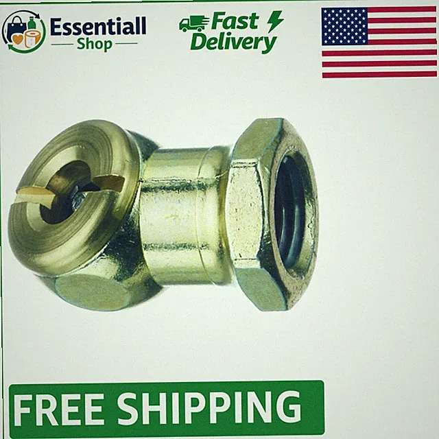 High-Pressure 1/4" Female NPT Direct Air Line Chuck with Durable Brass Body