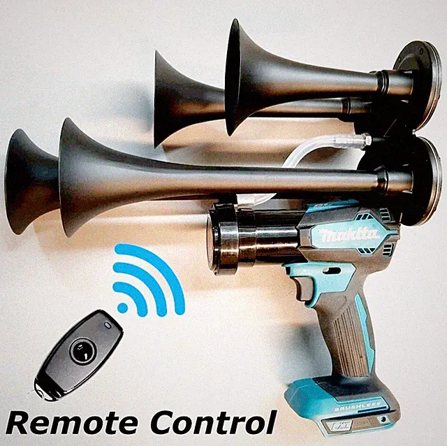 Makita Train Horn with Remote 18V Quad Impact Drill Sports Boat Air Compressor