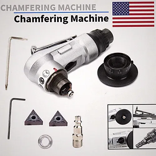 Mini Portable Pneumatic Chamfering Machine Metal Burr Trimming Air Tool 30000RPM