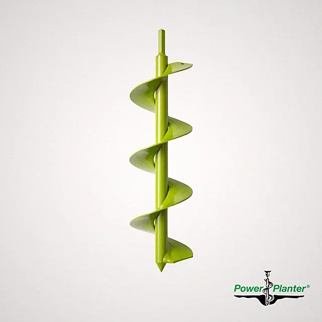 Power Planter DIY Guru Garden Auger Lime- 3"x12" Drill Bit Hole Digger
