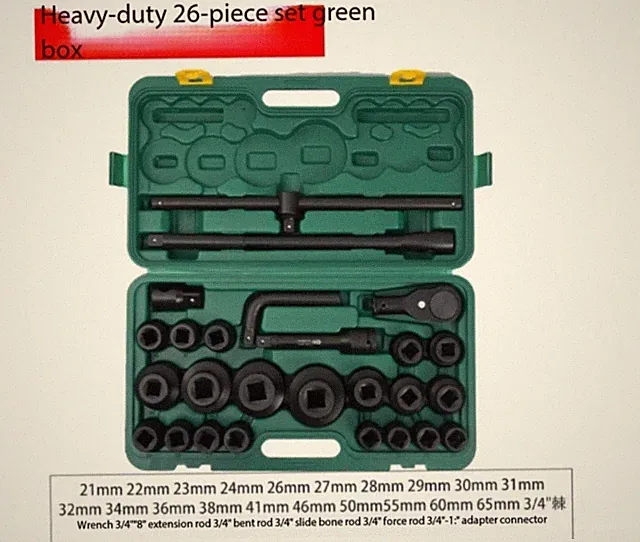 Socket Set, Mini Air Compressor, Socket Wrench, Automotive Repair Tools