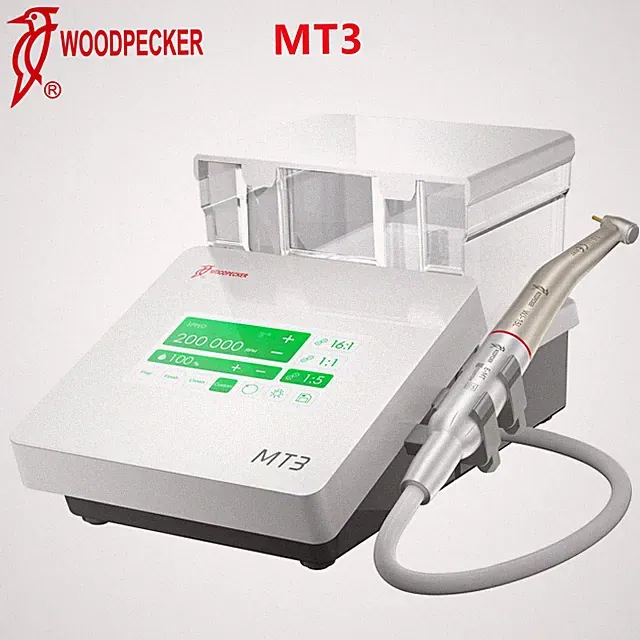Woodpecker MT3 Electric Dental Motor w/Air Compressor + 1:5 High Speed Handpiece